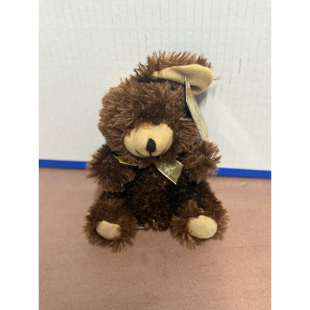 Greenbrier Chocolate Scented Bunny Plush Brown Stuffed Animal w/ Tag 6"